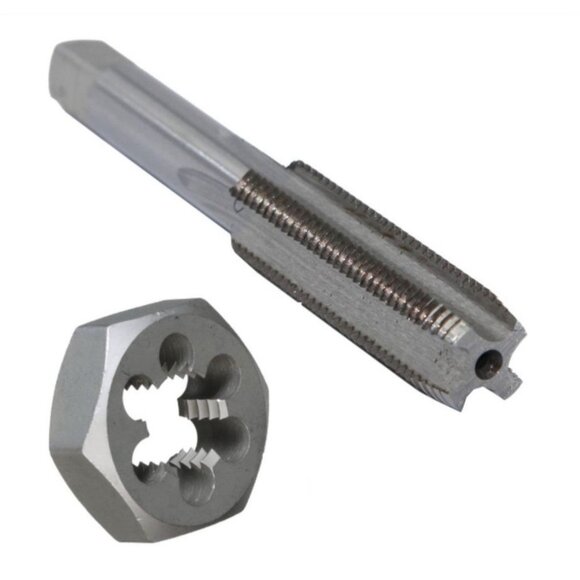 Aceteel UNF 5/8"-18 High Speed Steel Hand Tap & Carbon Steel Die Set - Picture 1 of 10